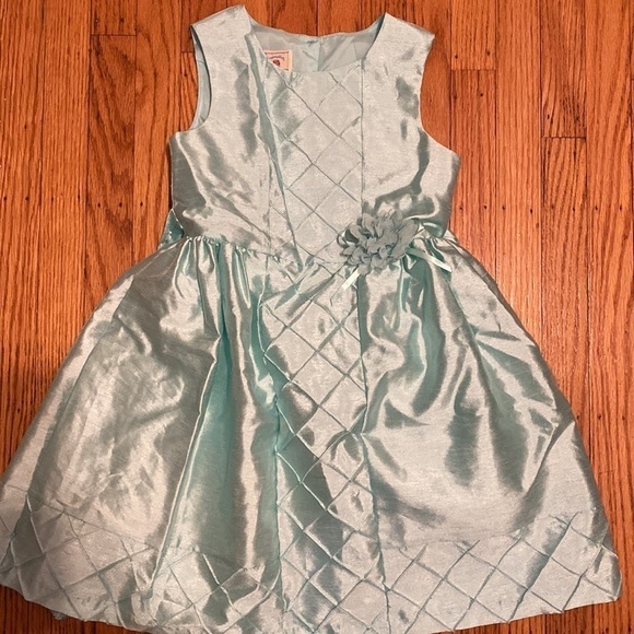 MARMELLETTA size 8 girls mint green dress - Picture 2 of 4